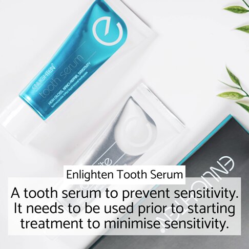 Enlighten whitening London - Enlighten Tooth Serum to prevent teeth sensitivity while whitening