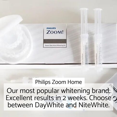 Home whitening London - Philips Zoom whitening