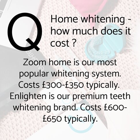 Home whitening London - how much does home whitening cost in London