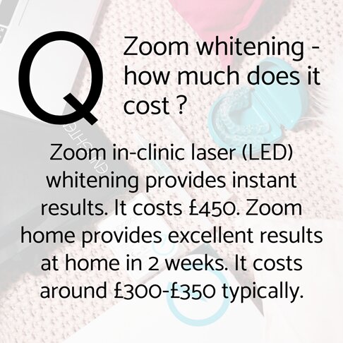 Philips Zoom Teeth Whitening London - how much does Zoom whitening cost in London