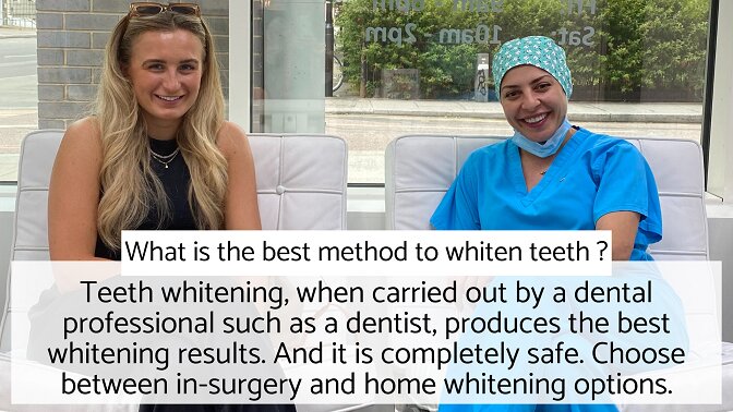 Teeth whitening London - what is the best method to whiten teeth