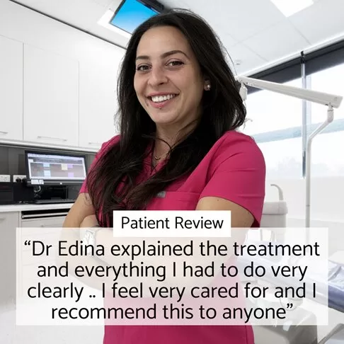 Full or complete dentures in London - patient testimonial for Dr Edina