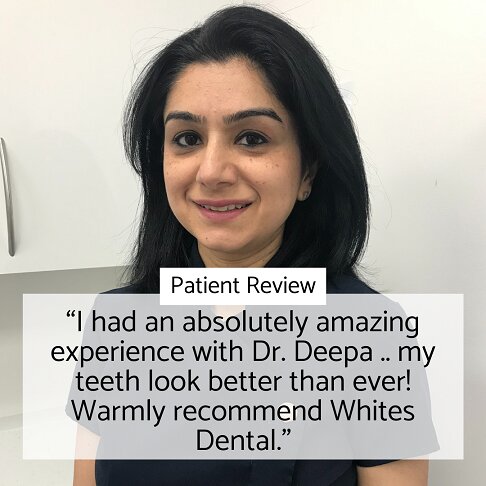 Invisalign patient review and testimonial for Dr Deepa in London