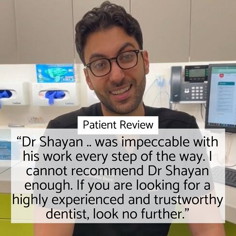 Patient review for composite veneers with Dr Shayan at Whites Dental in London