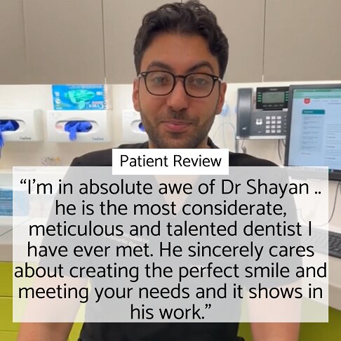 Patient testimonial for composite veneers with Dr Shayan at Whites Dental in London