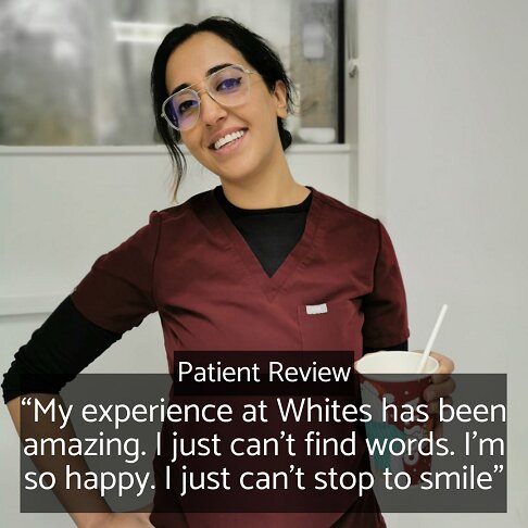 Teeth Gaps Closure with composite bonding testimonial for Dr Kiren in London