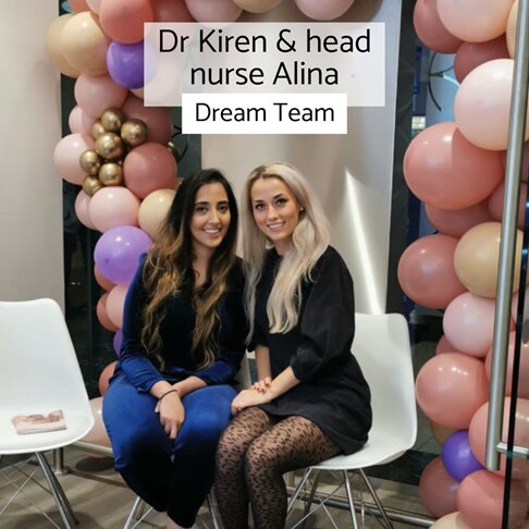 Veneers Cost London - Dr Kiren our veneer dentist and manager Alina